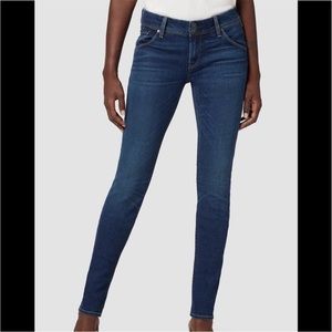 Hudson Collin Midrise Skinny Jeans Women’s Size 26 Made in USA Dark Blue Denim